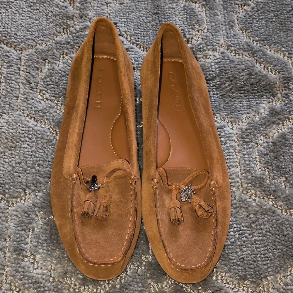 Coach Women's Brown Suede Shoes